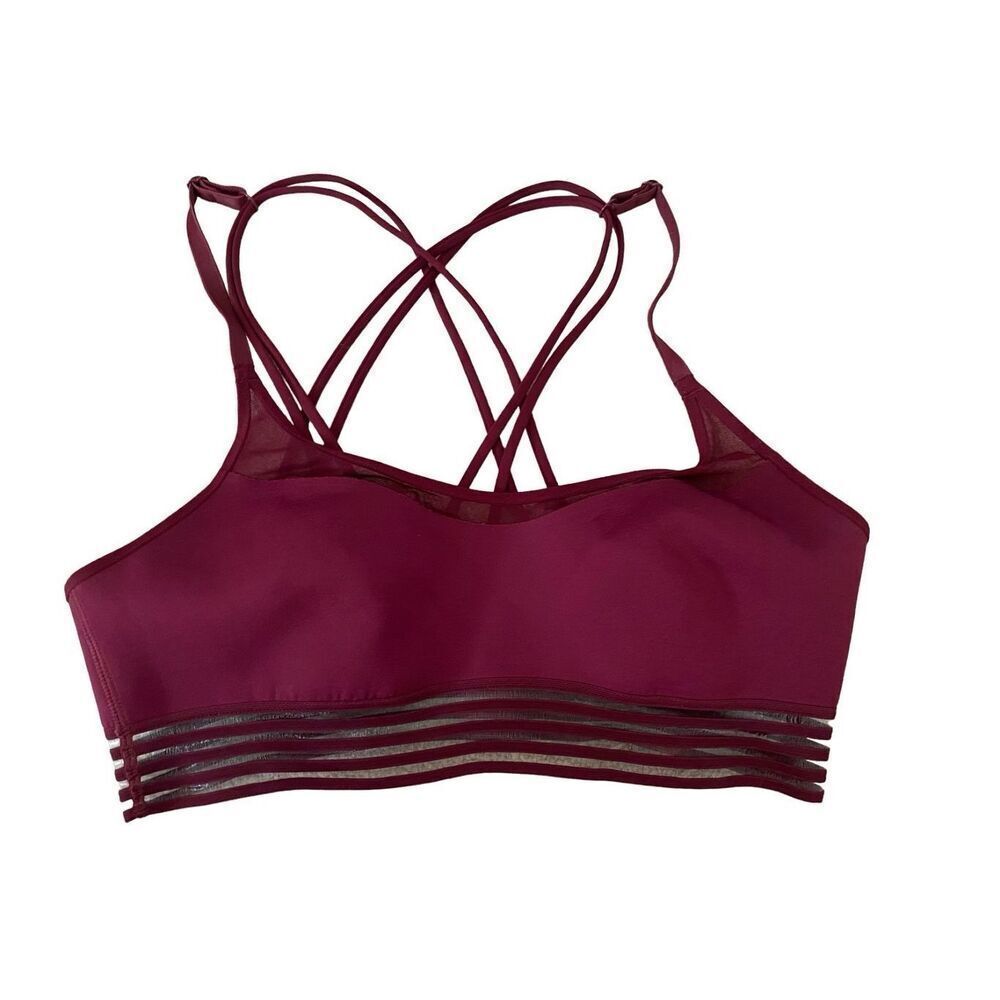 Victorias Secret Pink Ultimate Unlined Crossback Sports Bra Workout Yoga Athleti